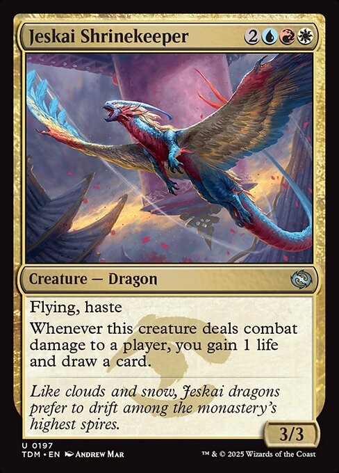 Jeskai Shrinekeeper (TDM 197) [Tarkir: Dragonstorm]