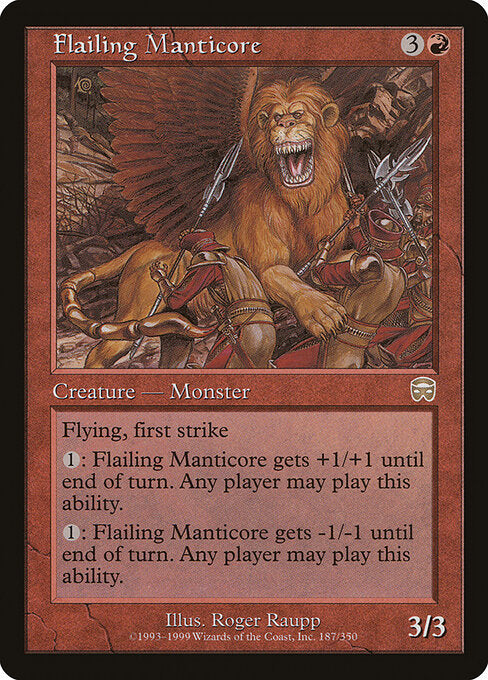 Flailing Manticore (MMQ 187) [Mercadian Masques]
