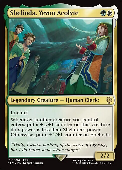 Shelinda, Yevon Acolyte (FIC 94) [Final Fantasy Commander]