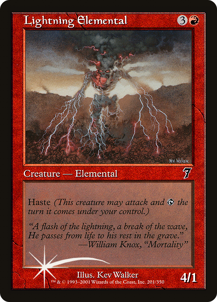 Lightning Elemental [Seventh Edition]