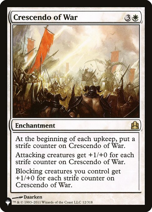 Crescendo of War (PLST CMD-12) [The List]
