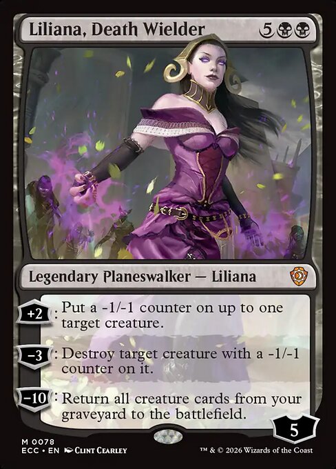 Liliana, Death Wielder (ECC 78) [Lorwyn Eclipsed Commander]