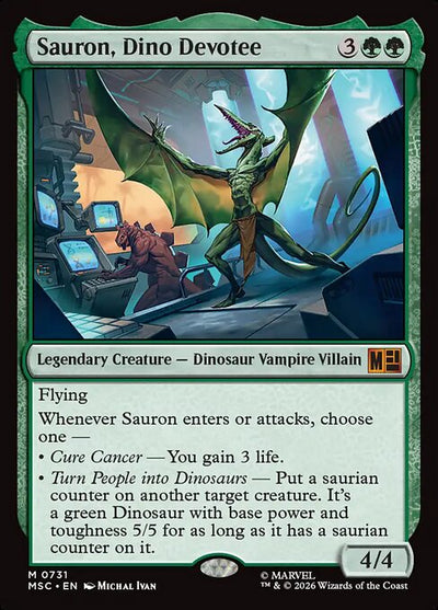Sauron, Dino Devotee (MSC 731) [Marvel Super Heroes Commander]