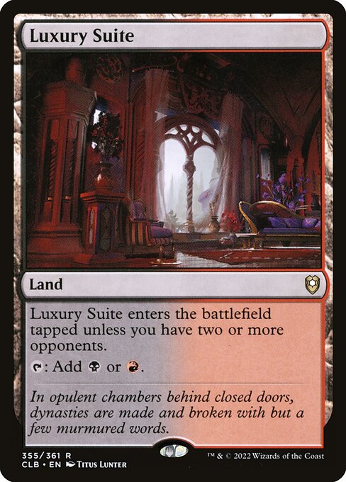 Luxury Suite (CLB 355) [Commander Legends: Battle for Baldur's Gate]