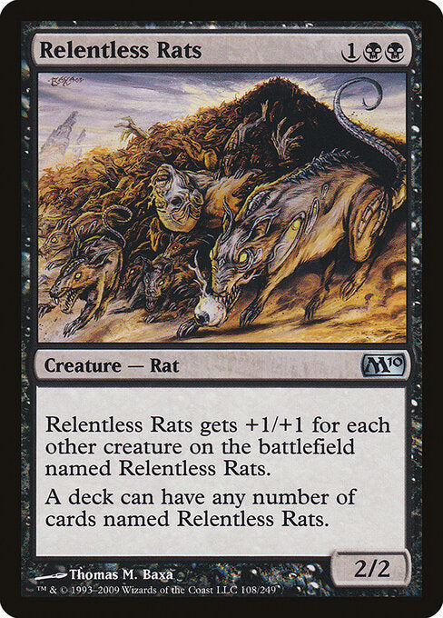 Relentless Rats (M10 108) [Magic 2010]