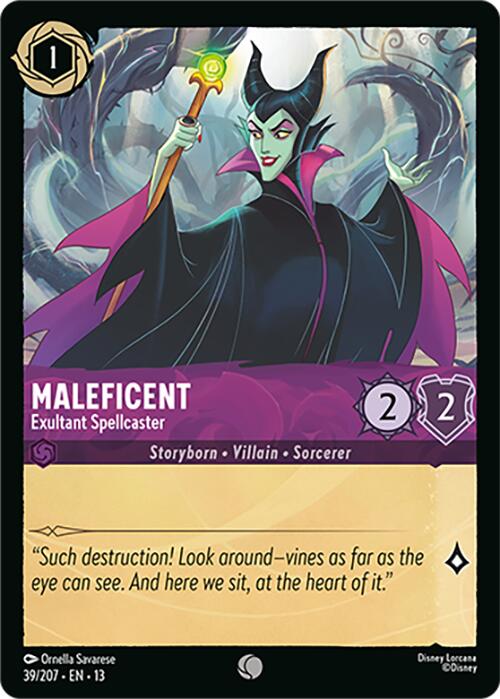 Maleficent - Exultant Spellcaster (39/204) [Attack of the Vine!]