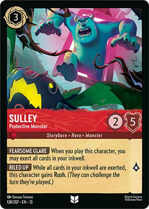 Sulley - Protective Monster (128/204) [Attack of the Vine!]