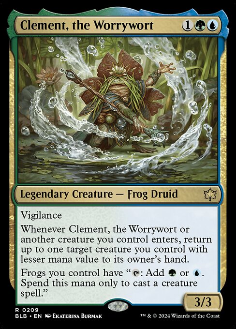 Clement, the Worrywort (BLB 209) [Bloomburrow]
