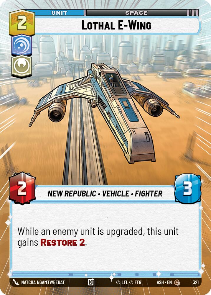 Lothal E-Wing (321) (Hyperspace) (321) [Ashes of the Empire]