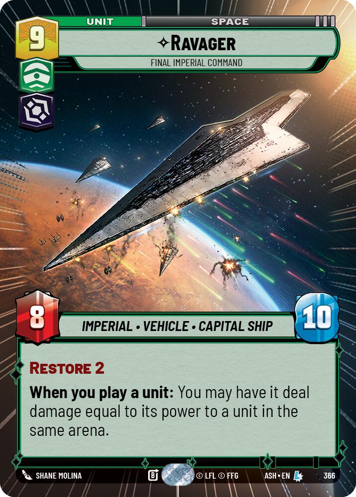 Ravager - Final Imperial Command (366) (Hyperspace) (366) [Ashes of the Empire]