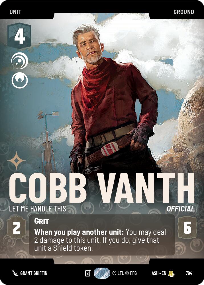 Cobb Vanth - Let Me Handle This (794) (Prestige) (794) [Ashes of the Empire]