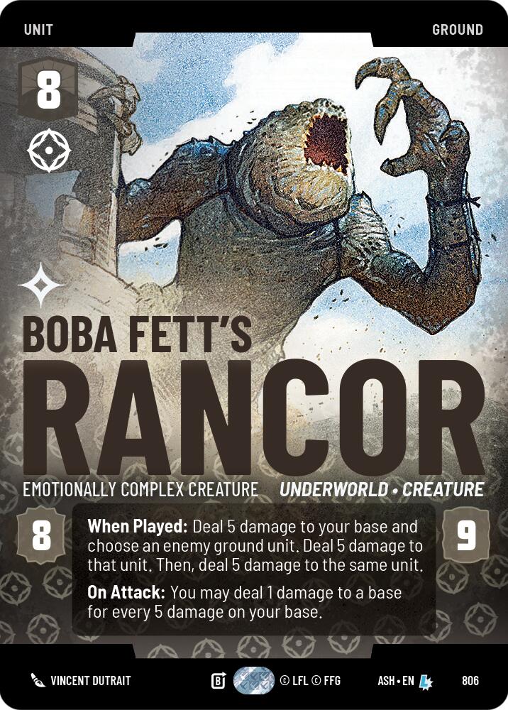 Boba Fett's Rancor - Emotionally Complex Creature (806) (Prestige) (806) [Ashes of the Empire]