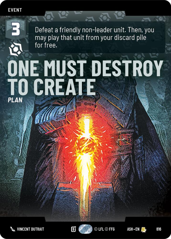 One Must Destroy to Create (816) (Prestige) (816) [Ashes of the Empire]