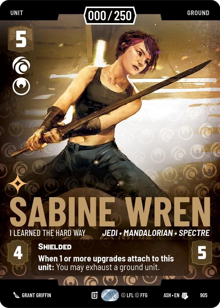 Sabine Wren - I Learned the Hard Way (905) (Serialized) (905) [Ashes of the Empire]