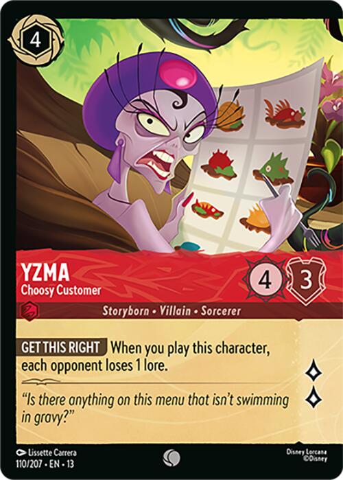 Yzma - Choosy Customer (Foil) (110/204) [Attack of the Vine!]