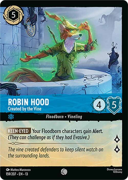 Robin Hood - Created by the Vine (Foil) (159/204) [Attack of the Vine!]