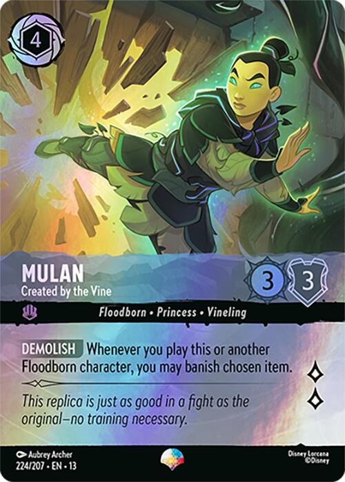 Mulan - Created by the Vine (Epic) (224/204) [Attack of the Vine!]