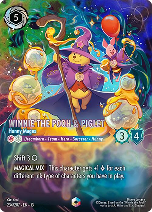 Winnie the Pooh & Piglet - Hunny Mages (Enchanted) (234/204) [Attack of the Vine!]