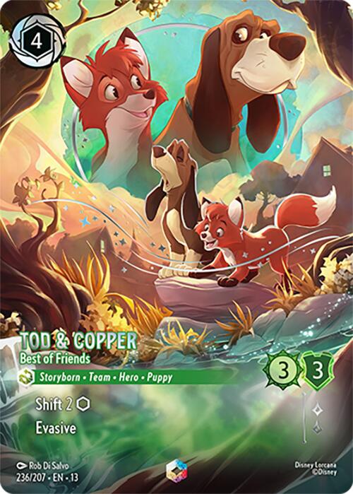 Tod & Copper - Best of Friends (Enchanted) (236/204) [Attack of the Vine!]