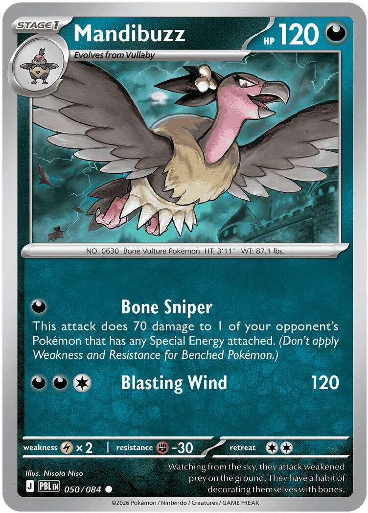 Mandibuzz (050/084) [Mega Evolution: Pitch Black]