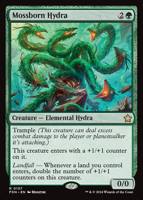 Mossborn Hydra (FDN 107) [Foundations]