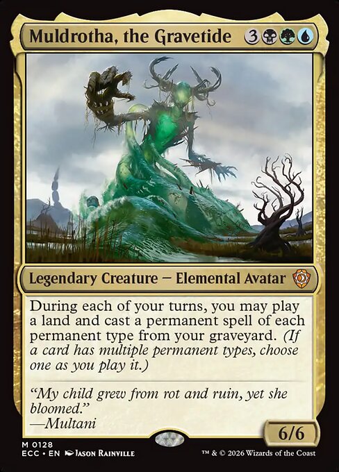 Muldrotha, the Gravetide (ECC 128) [Lorwyn Eclipsed Commander]