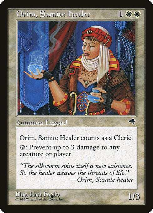 Orim, Samite Healer (TMP 33) [Tempest]