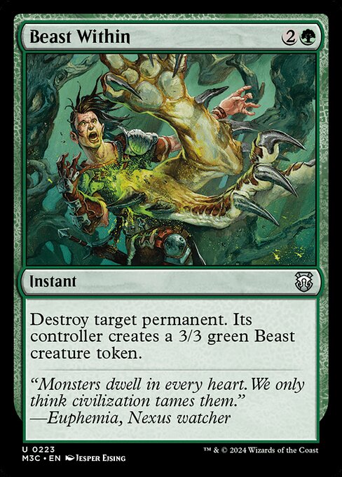 Beast Within (M3C 223) [Modern Horizons 3 Commander]