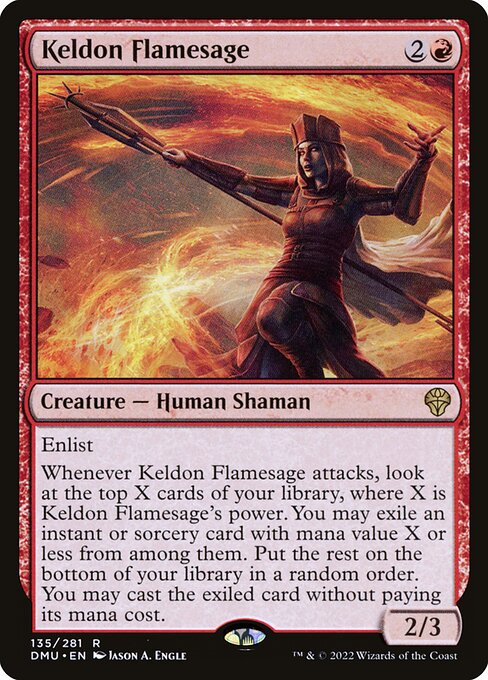 Keldon Flamesage (DMU 135) [Dominaria United]