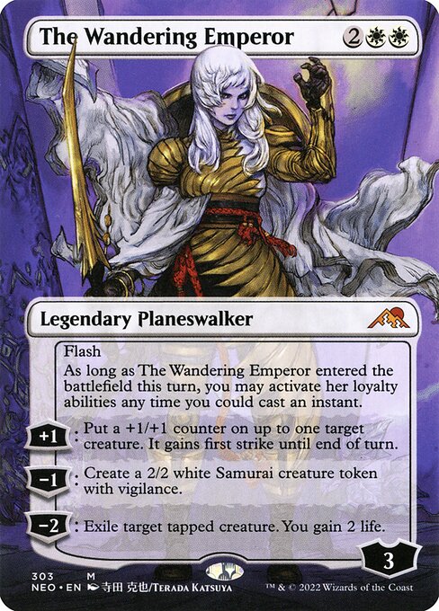 The Wandering Emperor (NEO 303) [Kamigawa: Neon Dynasty]