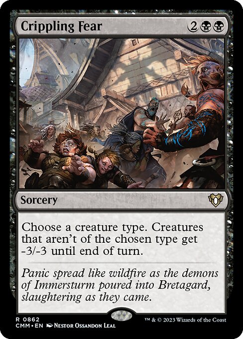 Crippling Fear (CMM 862) [Commander Masters]