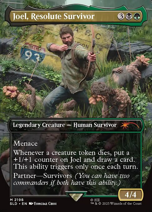 Joel, Resolute Survivor (Borderless · Full Art) (SLD 2198) [Secret Lair Drop]