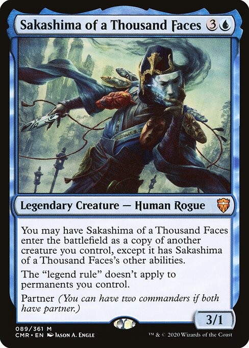 Sakashima of a Thousand Faces (CMR 89) [Commander Legends]