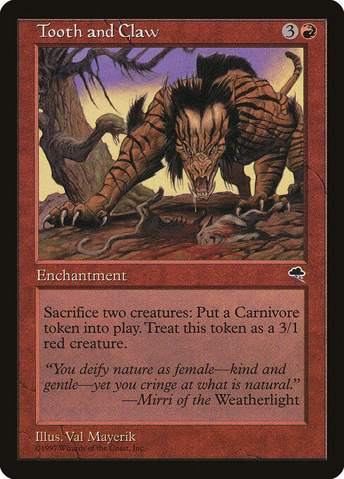Tooth and Claw (TMP 210) [Tempest]