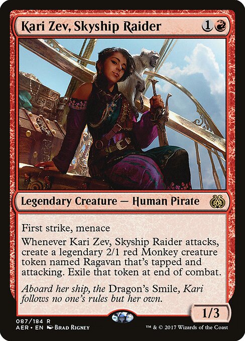 Kari Zev, Skyship Raider (AER 87) [Aether Revolt]