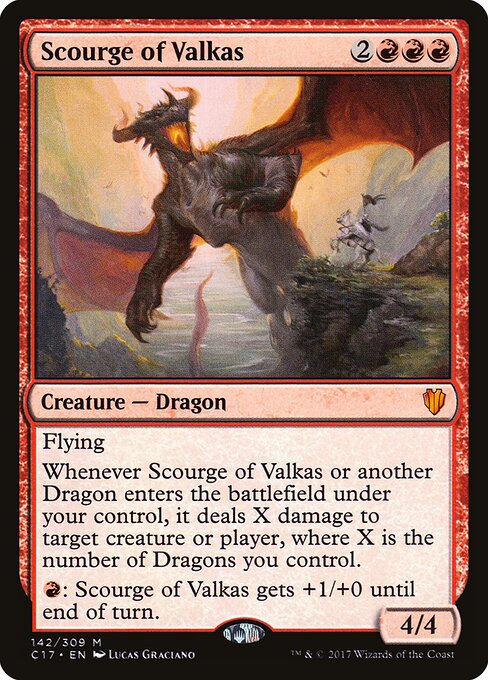Scourge of Valkas (C17 142) [Commander 2017]