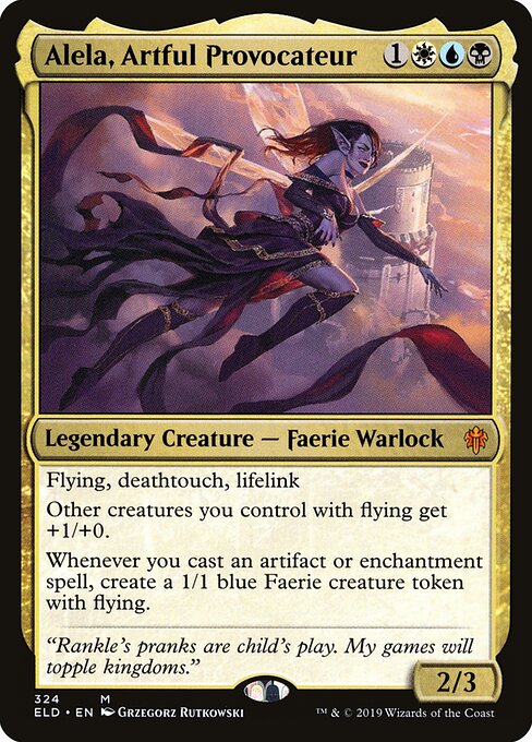 Alela, Artful Provocateur (ELD 324) [Throne of Eldraine]