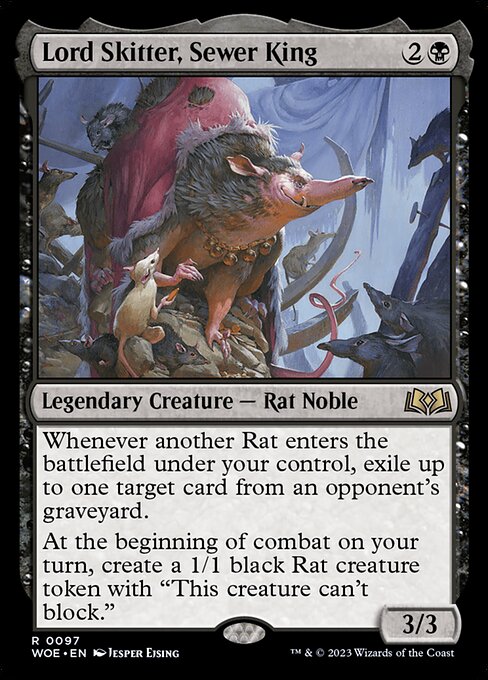 Lord Skitter, Sewer King (WOE 97) [Wilds of Eldraine]