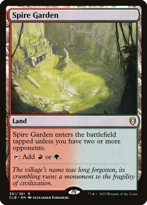 Spire Garden (CLB 361) [Commander Legends: Battle for Baldur's Gate]