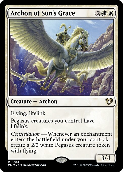 Archon of Sun's Grace (CMM 814) [Commander Masters]