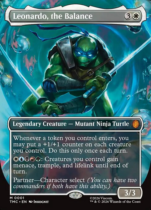 Leonardo, the Balance (TMC 1) [Teenage Mutant Ninja Turtles Eternal]
