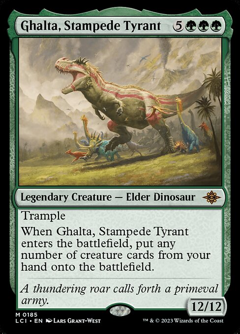 Ghalta, Stampede Tyrant (LCI 185) [The Lost Caverns of Ixalan]