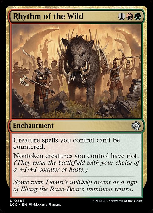 Rhythm of the Wild (LCC 287) [The Lost Caverns of Ixalan Commander]