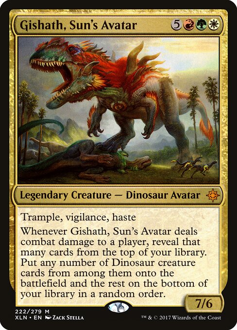 Gishath, Sun's Avatar (XLN 222) [Ixalan]