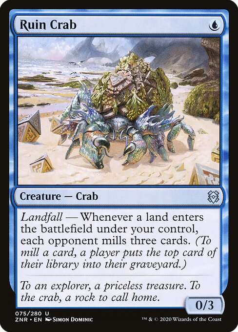 Ruin Crab (ZNR 75) [Zendikar Rising]