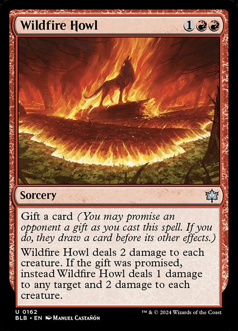 Wildfire Howl (BLB 162) [Bloomburrow]