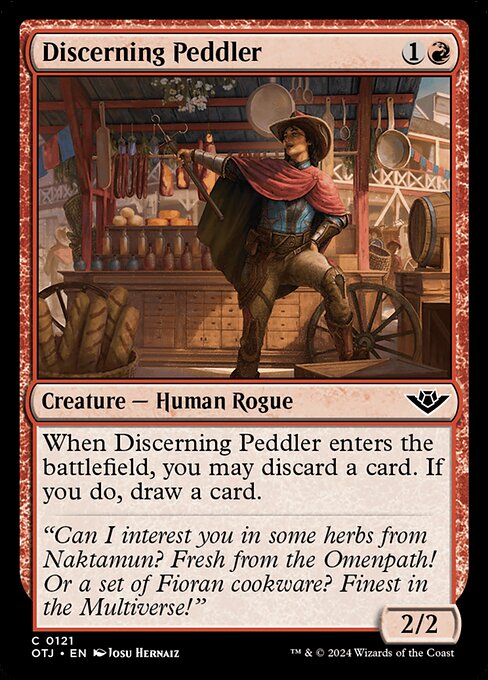 Discerning Peddler (OTJ 121) [Outlaws of Thunder Junction]