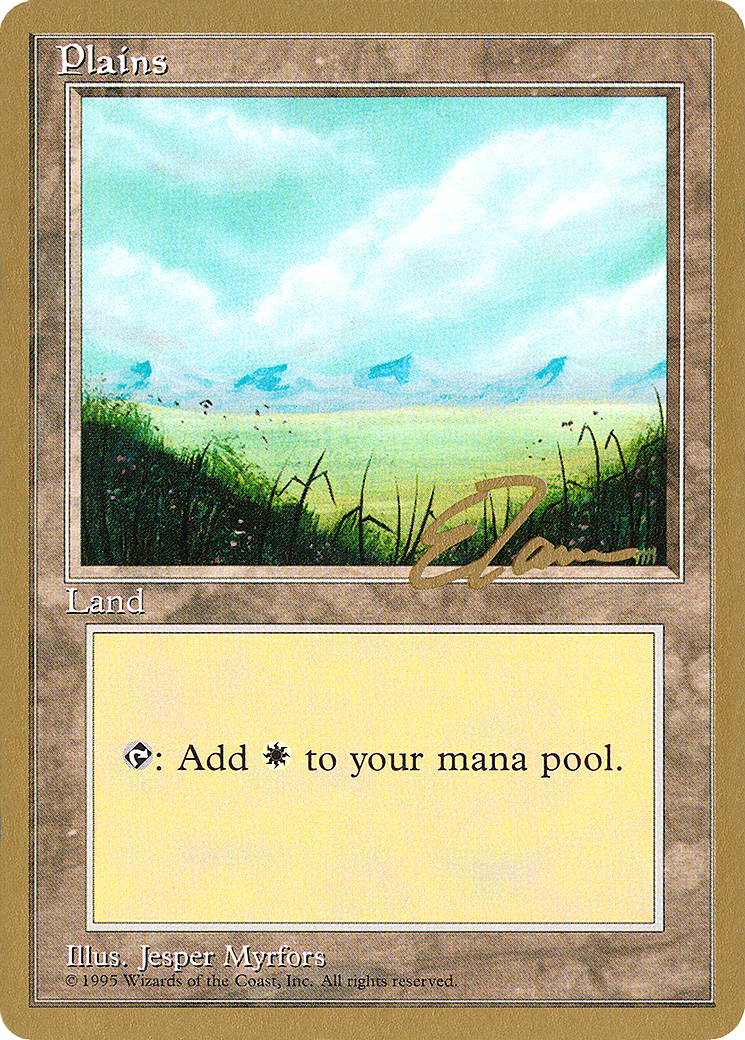 Plains (et364) (Eric Tam) [Pro Tour Collector Set]