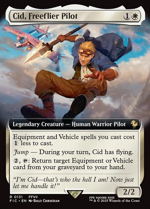 Cid, Freeflier Pilot (FIC 131) [Final Fantasy Commander]