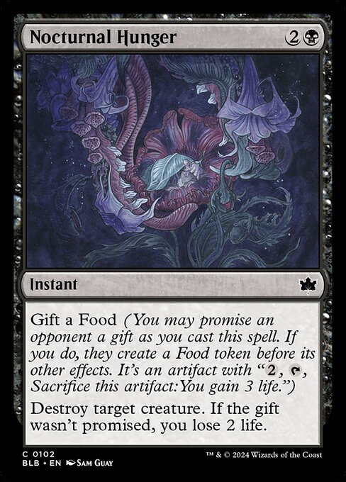 Nocturnal Hunger (BLB 102) [Bloomburrow]